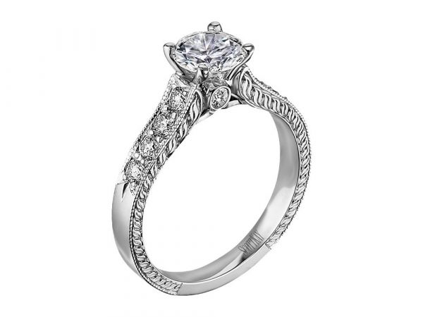 Scott Kay Vintage Engagement Ring #M1113RD10