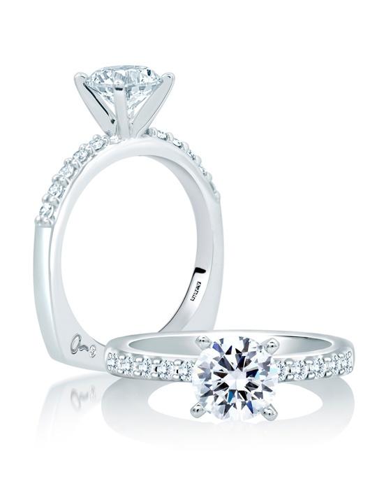 A.Jaffe Engagement Ring #MES078