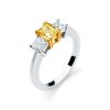 Garvani Three Stone Engagement Ring Style #31476