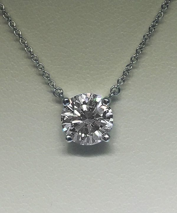 Tiffany & Co. Diamond Stud Necklace Consignment #101