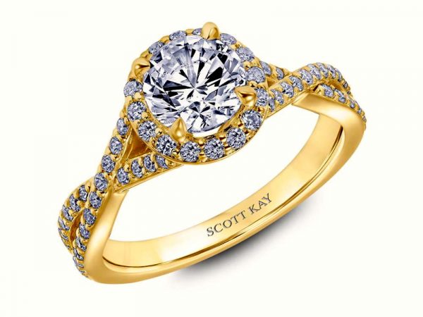 Scott Kay Namaste Engagement Ring #31-SK5637ERY