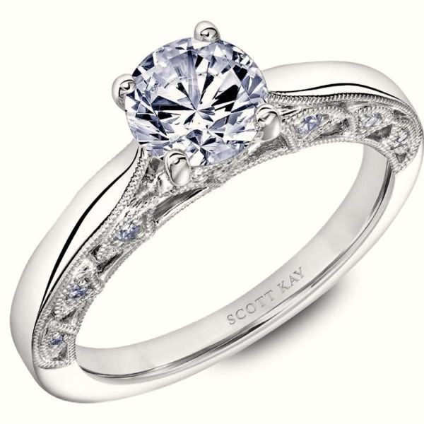 Scott Kay Heaven's Gate Engagement Ring #31-SK5668FR